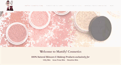 Desktop Screenshot of mattifycosmetics.com